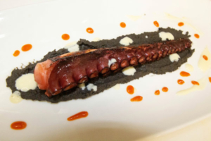 locanda ticinese piatto a base di polpo